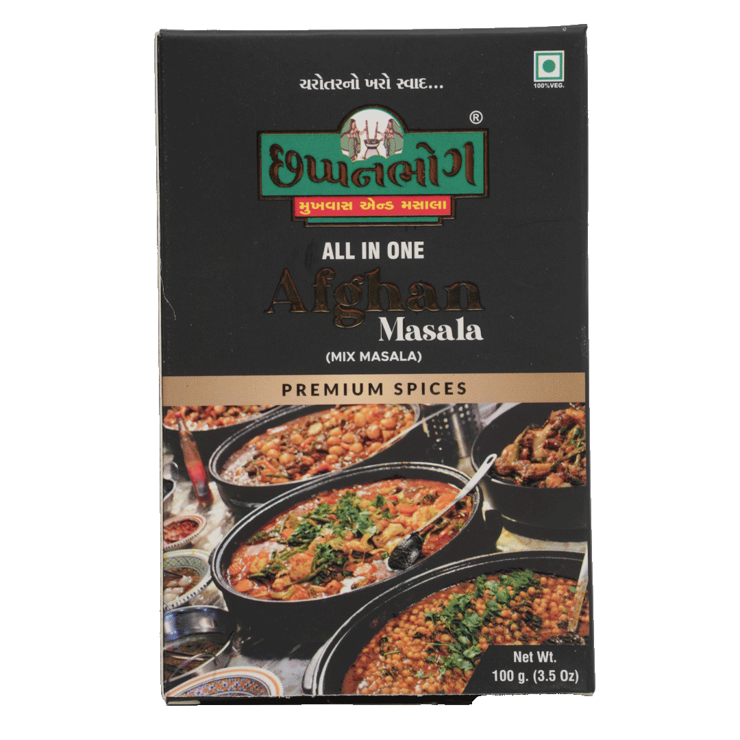 Chhappanbhog All in One Afghan Masala 100g box pack