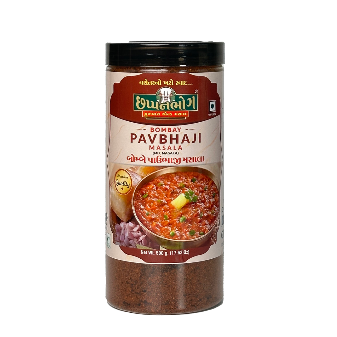 Chhappanbhog Bombay Pavbhaji Masala 500 gm front view
