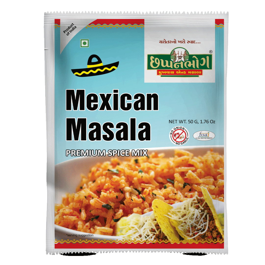 Chhappanbhog Mexican Masala 50gm – Spicy and Tangy Mexican-Style Seasoning Mix