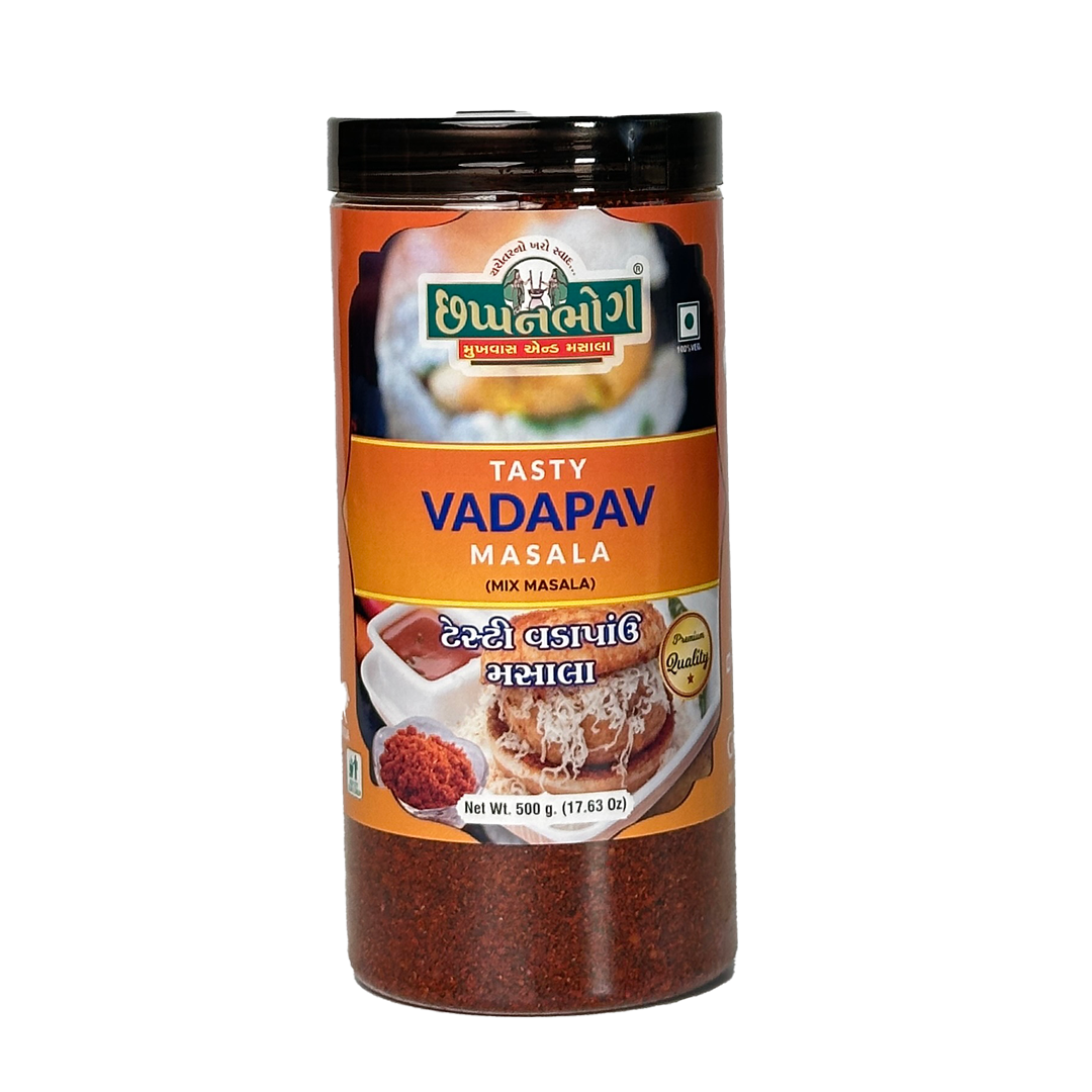 Chhappanbhog Tasty Vadapav Masala 500 gm front view