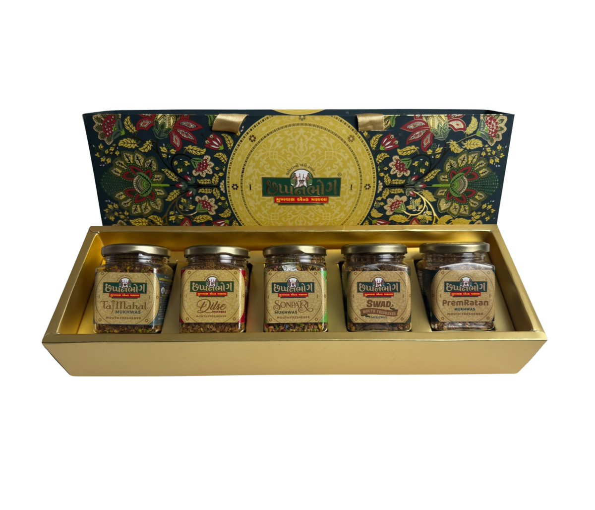 Chhappnbhog Premium Mukhwas Gift Hamper – 5 Flavours