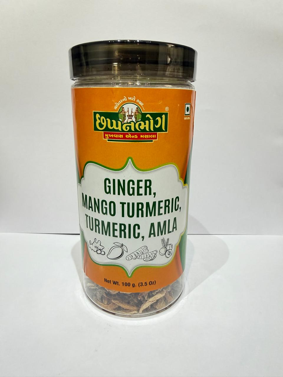 Ginger, Mango Turmeric, Turmeric, Amla Mouth Freshener