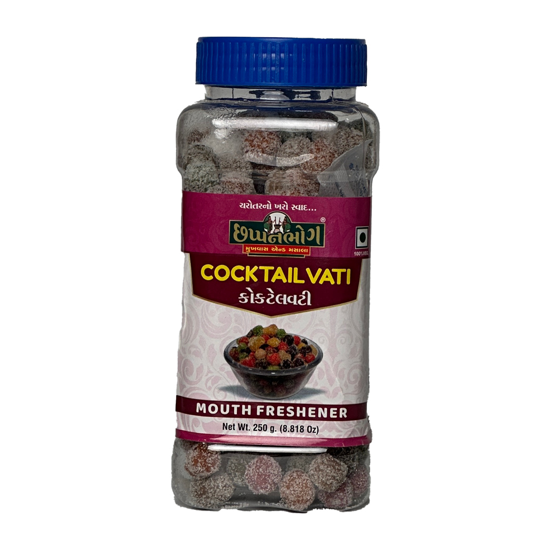 Chhappanbhog Cocktail Vati Mouth Freshener 250gm pack front view