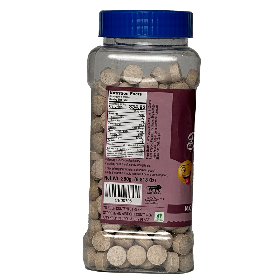 250gm Chhappanbhog Dadam Vati ingredients and nutrition info