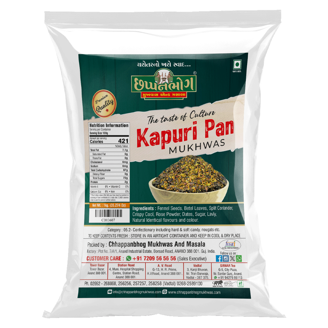 Chhappanbhog Kapuri Pan Mukhwas 1kg pack
