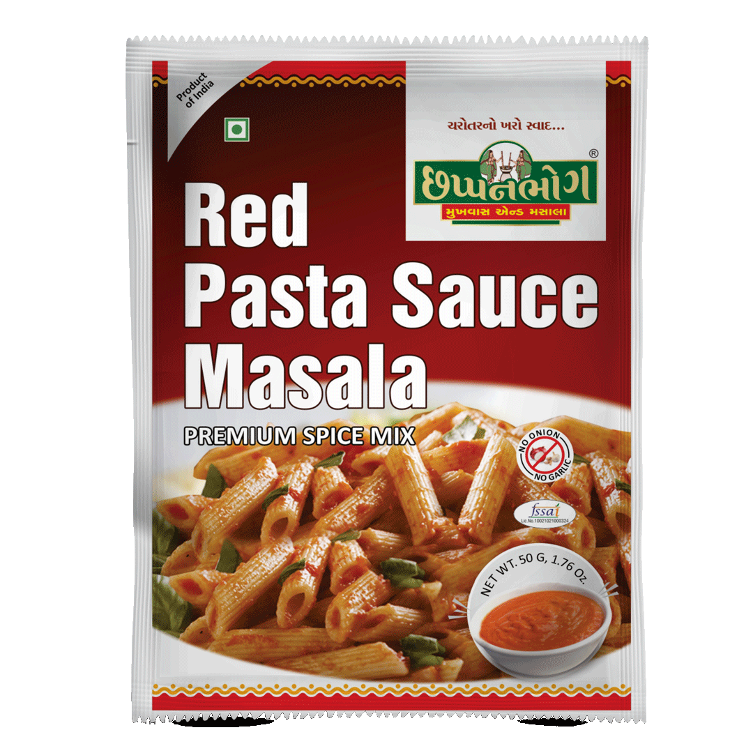 chhappanbhog Red Pasta Sauce Masala 50g – Italian-Style Spice Mix for Red Sauce Pasta