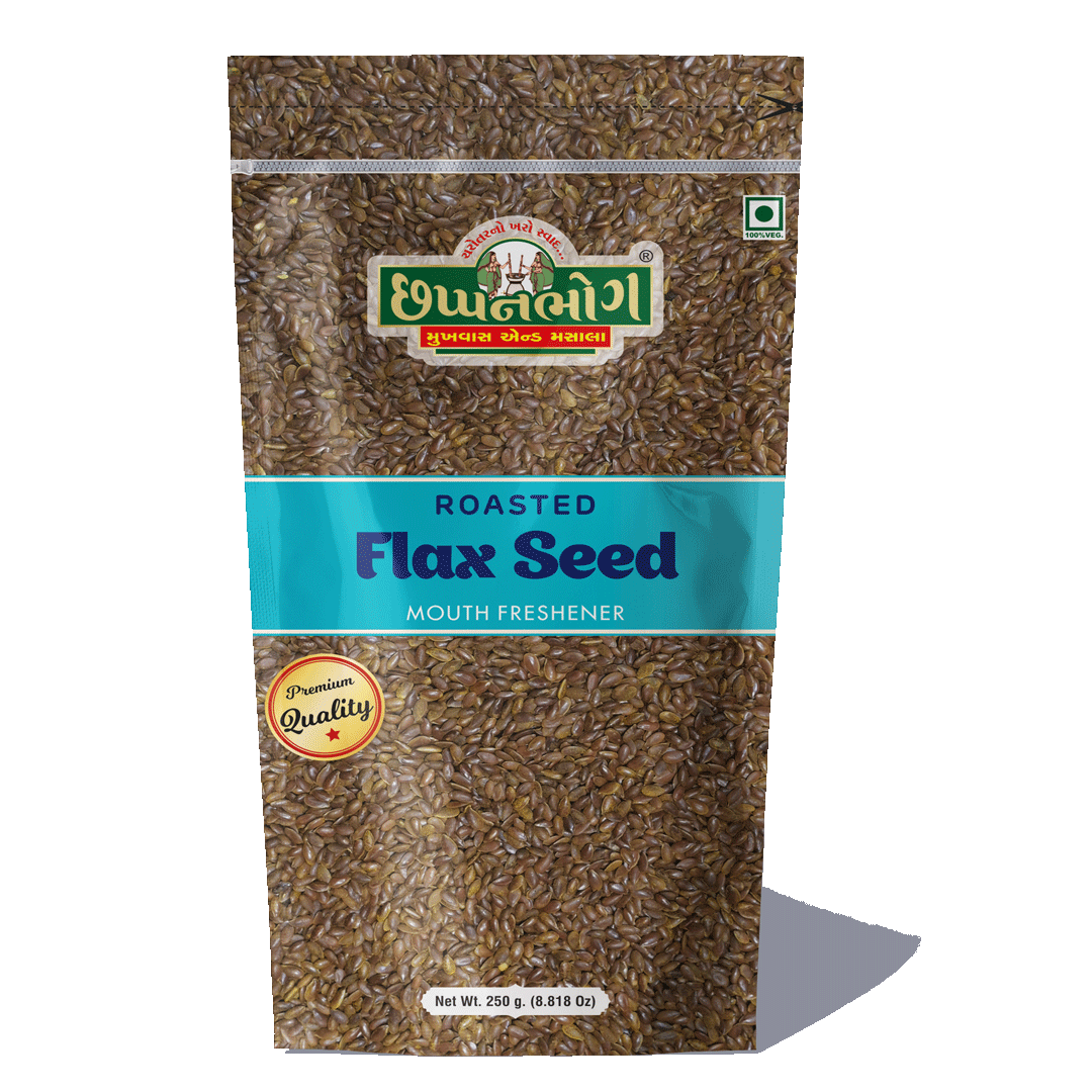 chhappanbhog Roasted Flax Seed Premium Mouth Freshener – Traditional Indian Mukhwas with Roasted Flax Seeds
