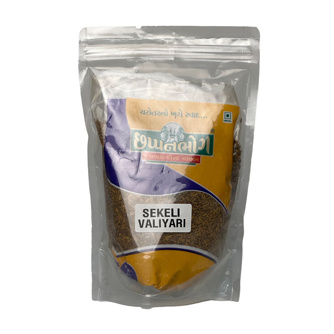 Chhappanbhog Sekeli Valiyari Mouth Freshener 250gm pack front view