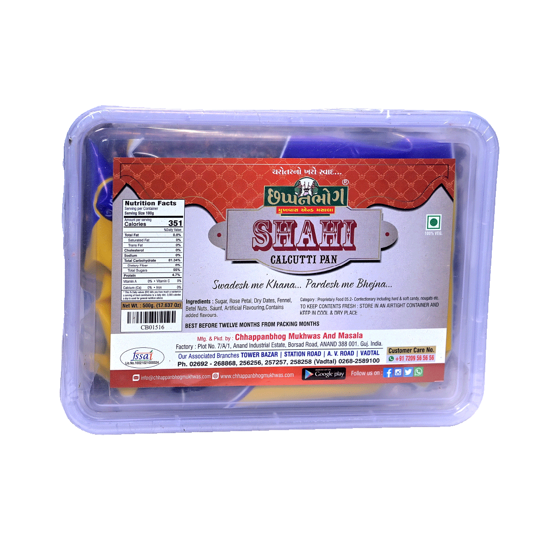 chhappanbhog Shahi Calcutti Paan Mukhwash 500gm for freshening breath
